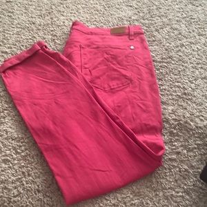 Pink jeans